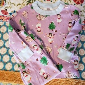 Hanna andersson angel pajamas long johns